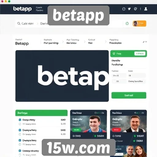 Avaliação da interface do site betapp