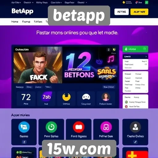 Novas funcionalidades do site Betapp em destaque