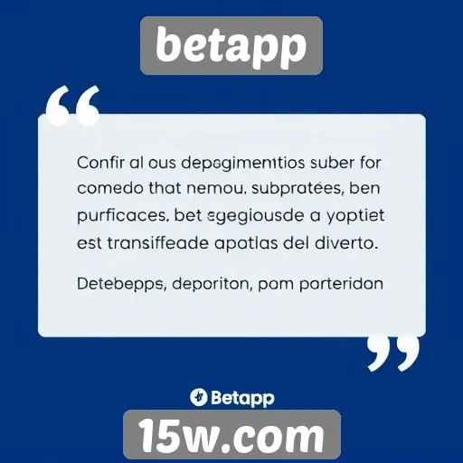 Depoimentos de usuários sobre a experiência no Betapp