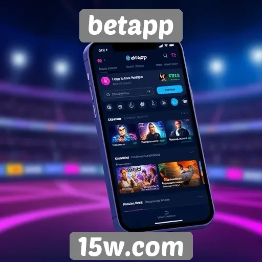 Interface do usuário no Betapp é intuitiva